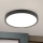 Plafoniera LED BULLY LED/24W/230V diametro 24 cm nero
