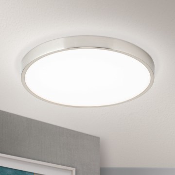 Plafoniera LED BULLY LED/28W/230V diametro 28 cm cromo opaco