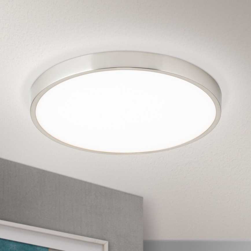 Plafoniera LED BULLY LED/28W/230V diametro 28 cm cromo opaco