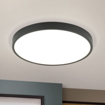 Plafoniera LED BULLY LED/28W/230V diametro 28 cm nero