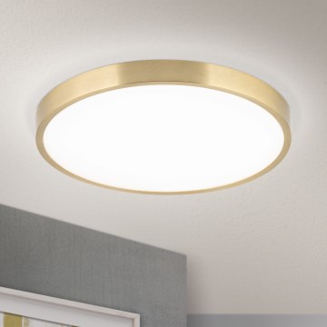 Plafoniera LED BULLY LED/28W/230V diametro 28 cm oro