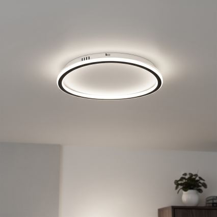 Plafoniera LED CALI, 30 W, 230 V, Ø 40 cm, nera