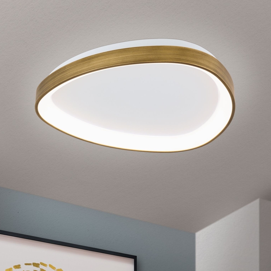 Plafoniera LED CHARLIE LED/35W/230V diametro 45 cm oro