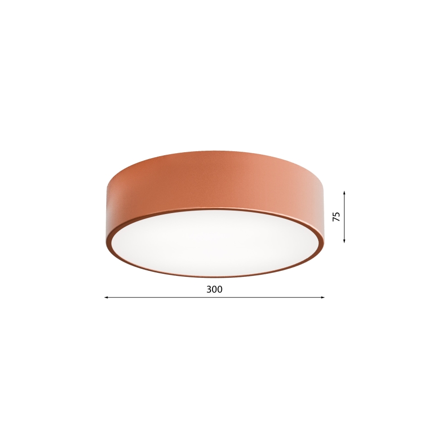 Plafoniera LED CLEO LED/24W/230V 4000K diametro 30 cm rame