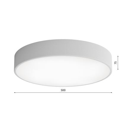 Plafoniera LED CLEO LED/69W/230V 4000K diametro 50 cm grigio