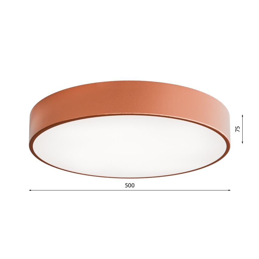 Plafoniera LED CLEO LED/69W/230V 4000K diametro 50 cm rame