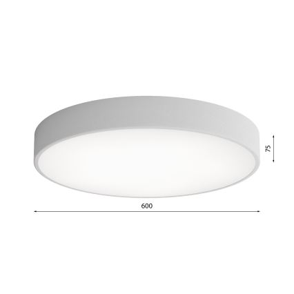 Plafoniera LED CLEO LED/69W/230V 4000K diametro 60 cm grigio