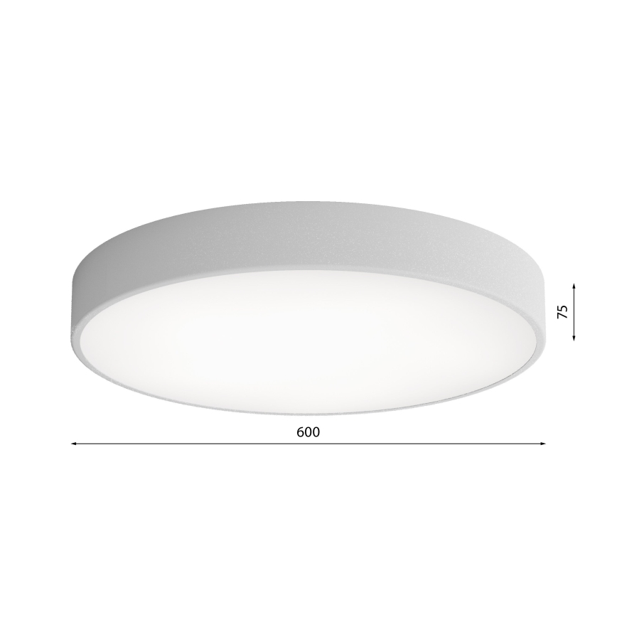 Plafoniera LED CLEO LED/69W/230V 4000K diametro 60 cm grigio