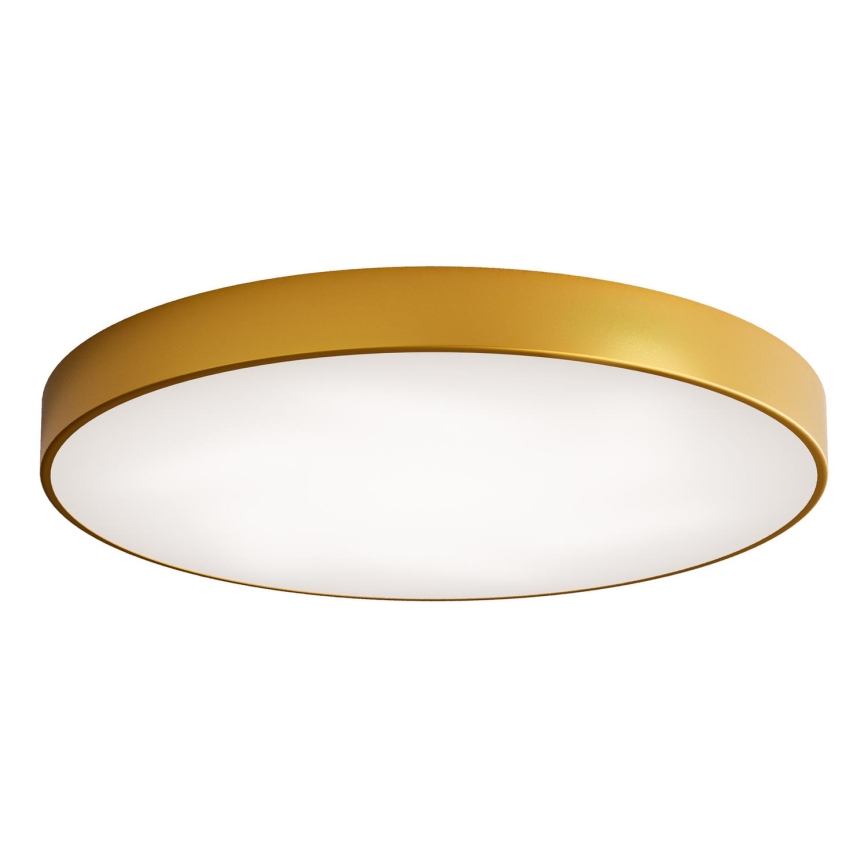 Plafoniera LED CLEO LED/96W/230V 3000K diam. 80 cm oro