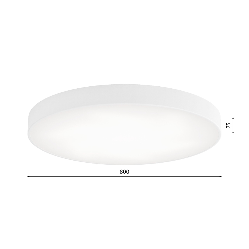 Plafoniera LED CLEO LED/96W/230V 3000K diametro 80 cm bianco