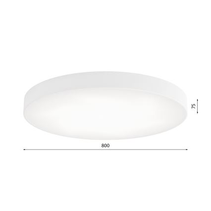 Plafoniera LED CLEO LED/96W/230V 4000K diametro 80 cm bianco