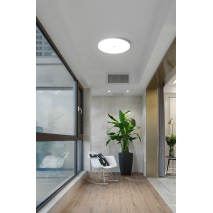Plafoniera LED con sensore crepuscolare e di movimento MORETTI LED/24W/230V Ø 30 cm IP40 6500K