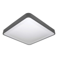 Plafoniera LED con sensore di movimento e crepuscolare WILTON LED/24W/230V 4000K 33x33 cm antracite