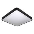 Plafoniera LED con sensore di movimento e crepuscolare WILTON LED/24W/230V 4000K 33x33 cm nero