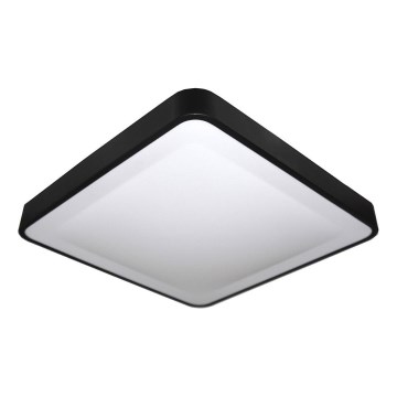 Plafoniera LED con sensore di movimento e crepuscolare WILTON LED/24W/230V 4000K 33x33 cm nero