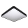 Plafoniera LED con sensore di movimento e crepuscolare WILTON LED/24W/230V 4000K 33x33 cm nero