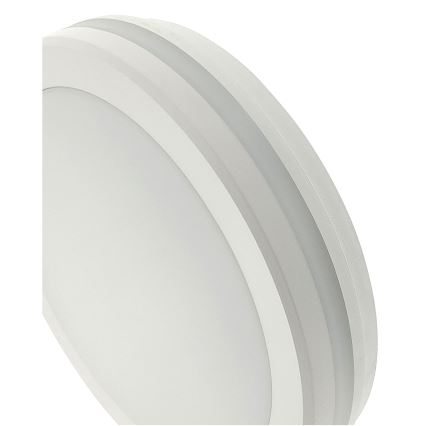 Plafoniera da bagno LED con sensore di movimento, 20W/230V, 3000/4000/6500K, Ø 23 cm, IP54, bianca
