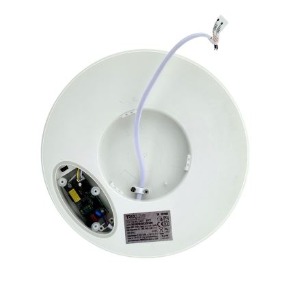 Plafoniera da bagno LED con sensore di movimento, 20W/230V, 3000/4000/6500K, Ø 23 cm, IP54, bianca