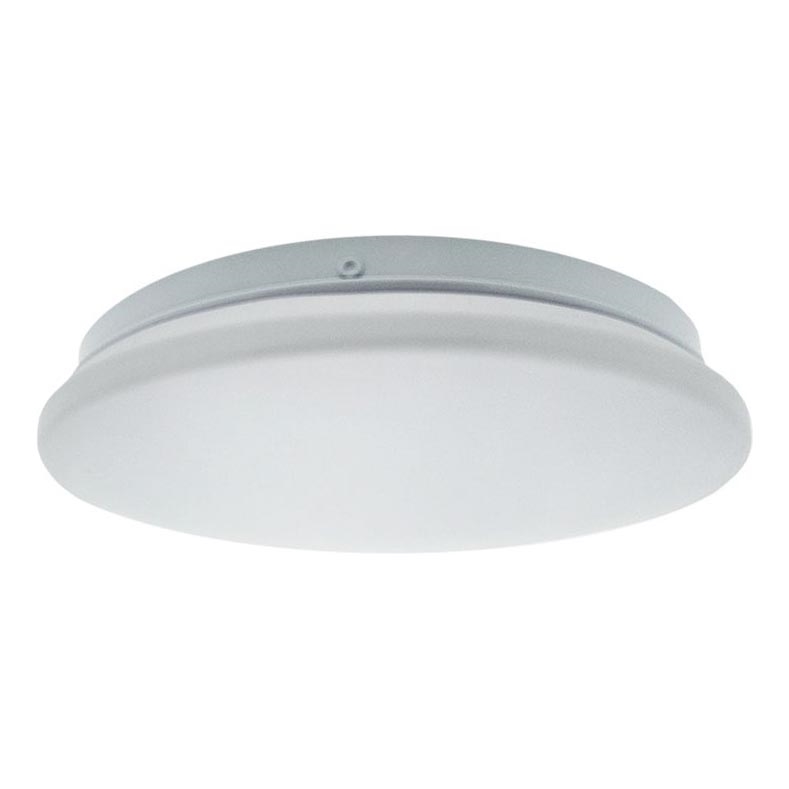 Plafoniera LED con sensore di movimento LENA, LED/12W/230V, Ø 25,7 cm, bianca