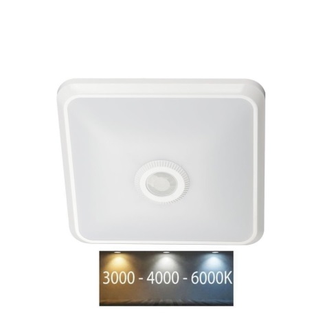 Plafoniera LED con sensore LED/12W/230V 3000/4000/6000K bianco