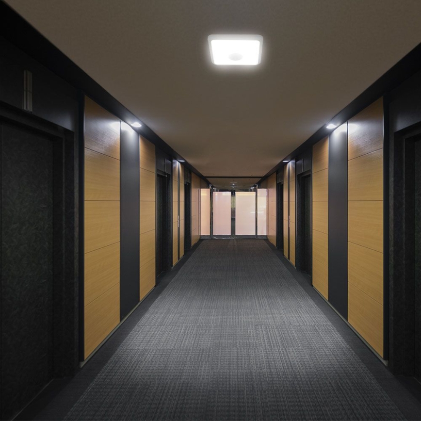 Plafoniera LED con sensore SAMSUNG CHIP LED/12W/230V 3000/4000/6000K bianco