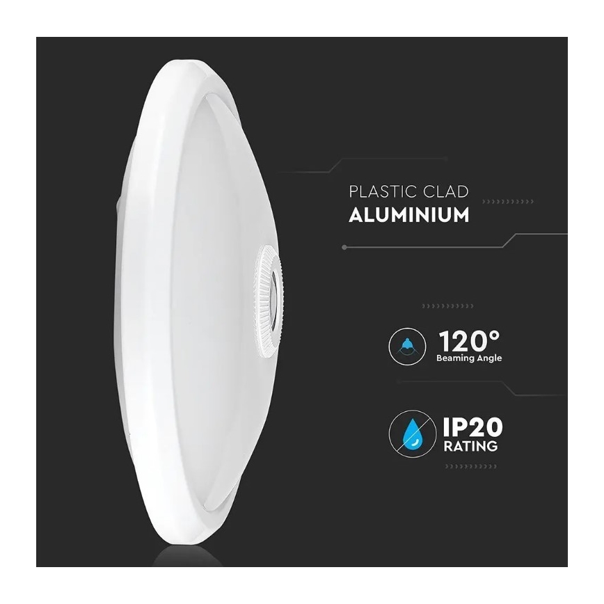 Plafoniera LED con sensore LED/12W/230V 4000K