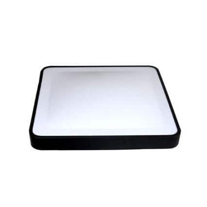 Plafoniera LED con sensore di movimento e crepuscolare WILTON LED/24W/230V 4000K 33x33 cm nero