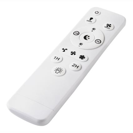LED Plafoniera dimmerabile con ventilatore APOLLO LED/38W/230V nero + telecomando