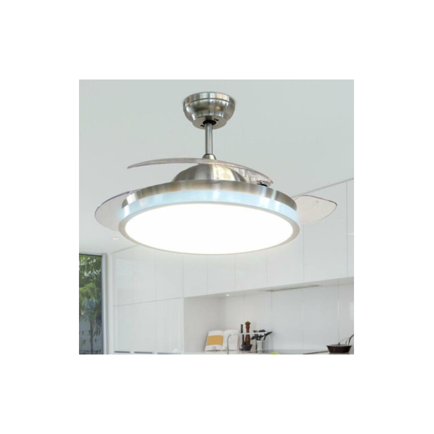 Plafoniera LED con ventilatore LED/30W/230V 3000/4000/6400K + TC