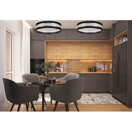 Plafoniera LED CORAL GOLD LED/24W/230V nero/oro