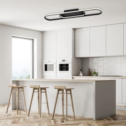 Plafoniera LED CORDOBA LED/26W/230V nera