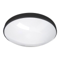 Plafoniera LED da bagno CIRCLE LED/12W/230V 4000K diametro 25 cm IP44 nero