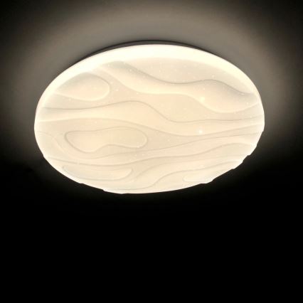 Plafoniera LED da bagno CLOUD LED/18W/230V diametro 33 cm IP44