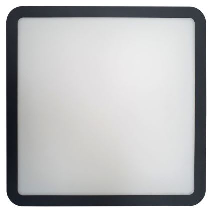 Plafoniera LED da bagno con sensore ELLÉ LED/24W/230V 3000/4000/6500K 26x26 cm IP54 antracite