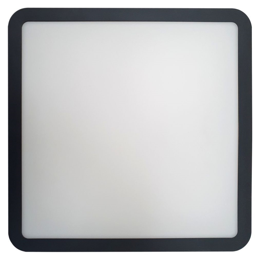Plafoniera LED da bagno con sensore ELLÉ LED/24W/230V 3000/4000/6500K 26x26 cm IP54 antracite