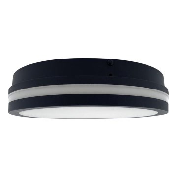Plafoniera LED da bagno con sensore ELLÉ LED/24W/230V 3000/4000/6500K diametro 26 cm IP54 antracite