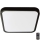 Plafoniera LED da bagno con sensore LED/18W/230V 4000K IP44 29,5x29,5 cm nero + telecomando