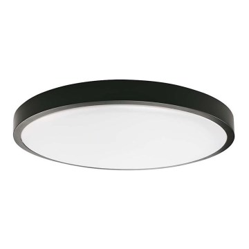 Plafoniera LED da bagno con sensore LED/18W/230V 4000K IP44 diametro 22,5 cm nero