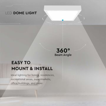 Plafoniera LED da bagno con sensore LED/24W/230V 4000K IP44 bianco