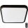 Plafoniera LED da bagno con sensore LED/36W/230V 4000K IP44 42x42 cm nero + telecomando