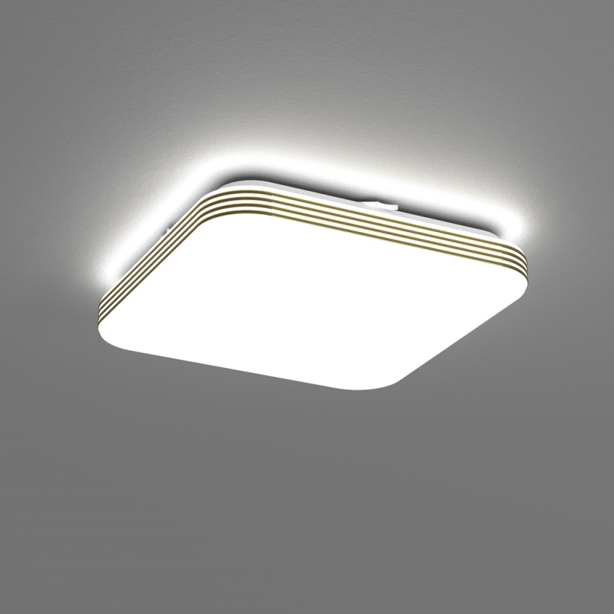 Plafoniera LED da bagno DABAR LED/11W/230V 4000K 26x26 cm IP44