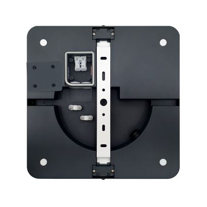 Plafoniera LED da bagno ELLÉ LED/24W/230V 3000/4000/6500K 26x26 cm IP54 antracite