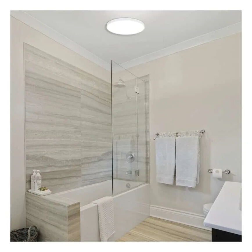 Plafoniera LED da bagno LED/15W/230V 3000/4000/5700K IP55 bianco