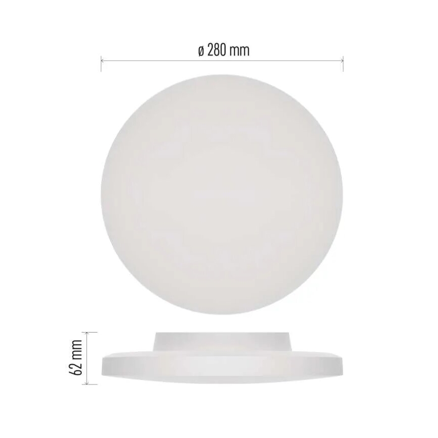 Plafoniera LED da bagno LED/15W/230V 3000/4000/5700K IP55 bianco
