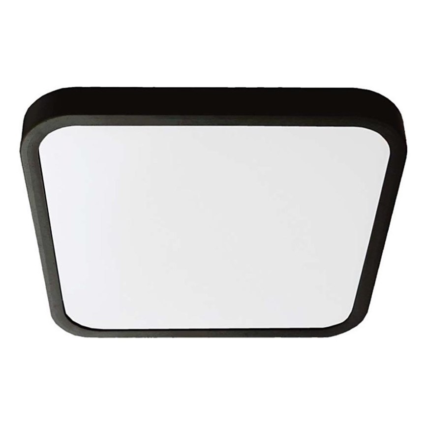 Plafoniera LED da bagno LED/18W/230V 3000K IP44 25x25 cm nero