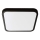 Plafoniera LED da bagno LED/18W/230V 3000K IP44 25x25 cm nero