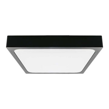 Plafoniera LED da bagno LED/24W/230V 3000K IP44 29,5x29,5 cm nero