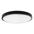 Plafoniera LED da bagno LED/24W/230V 3000K IP44 diametro 29,5 cm nero