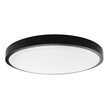 Plafoniera LED da bagno LED/24W/230V 6500K IP44 diametro 29,5 cm nero
