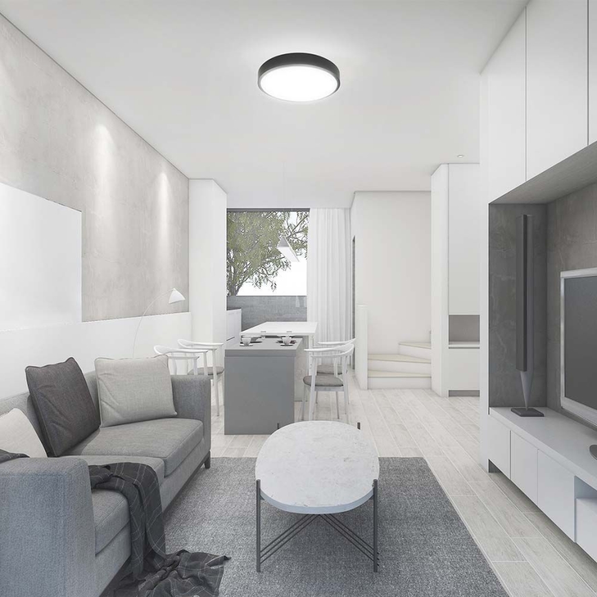 Plafoniera LED da bagno SAMSUNG CHIP LED/24W/230V IP44 4000K diametro 29 cm nero